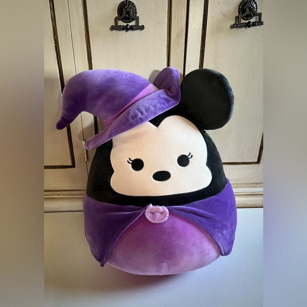 Squishmallows Official Kellytoy 16" Minnie Mouse Halloween Witch Plush Toy